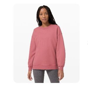Lululemon Perfectly Oversized Crew in Brier Rose